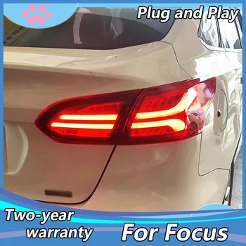 Avto Styling za Ford Focus zadnje luči Sedan 2016 2017 2018 LED Rep Lučka zadaj prtljažnik, svetilke kritje drl+signal+zavora+obratno