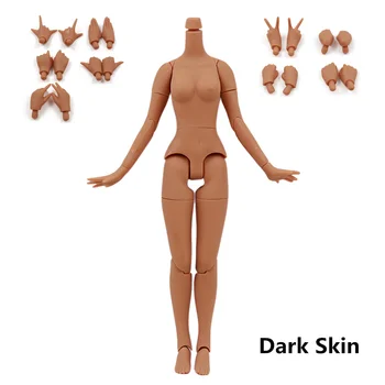 Azone telo temno kožo fortune dni organ, 20 cm visoko 8.5 cm Za 12 inch lutka DIY blyth lutka primerna blyth skupno lutka ledeno lutka