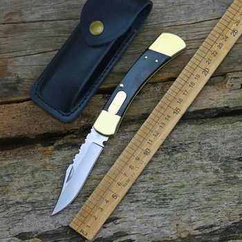 B110 folding nož 440C rezilo medenina + log ročaj na prostem lov kampiranje preživetje večnamenski žep sadje nož EOS orodje