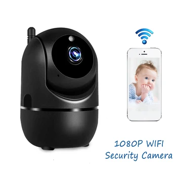 Baby Monitor, Ptz Mini Baby Monitor IP Kamere Zaprtih prostorih Doma Brezžično omrežje Wifi Kamera Samodejno Sledenje HD 1080p Varnosti CCTV Kamere