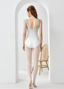 Balet Ples Leotards Ženske 2021 Svetlo Modra Gradient Gimnastika Ples Obrabe Odraslih Napredno Elegantno Balet Leotard