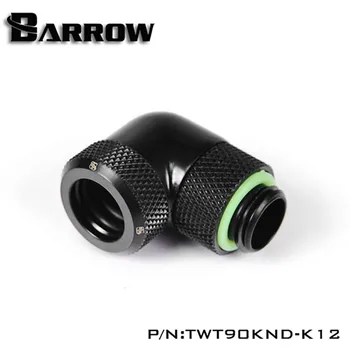 Barrow TWT90KND-K12 TWT90KND-K14 90degree Rotacijski Adapter za Trdi cevi 12 mm/14 mm Črna/Srebrna/Bela/Zlata vode, hladilnik Vgradnjo
