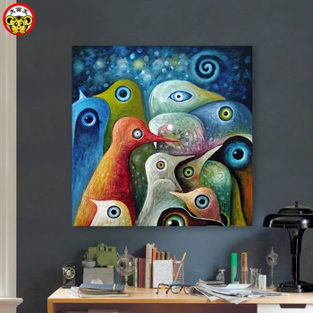 Barvanje z številkami umetnosti barvo s številko Diy abstraktne krajine umetnik z roko, ki je napolnjena barvno dekoracijo slikarstvo, oljno slikarstvo