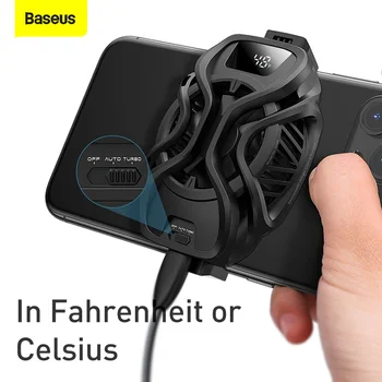Baseus Telefon Clooer Univerzalni Mobilni Telefon Radiator Gaming Nastavljiv USB Telefon Hladilni Ventilator Tipke Za iPhone, Samsung Xiaomi Huawei