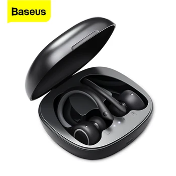 Baseus W17 TWS Brezžične Bluetooth Slušalke Slušalke Za iPhone 11 X Xs MAX Res Brezžične Stereo Uho Kavelj Za Čepkov Slušalke