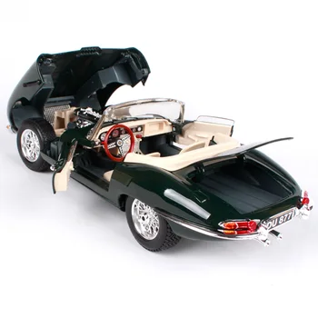 Bburago 1:18 Jaguar E-Type Cabriolet Coupe Retro Klasičen Avto Diecast Model Avtomobila Igrača Nove V Škatli Brezplačna Dostava 12046