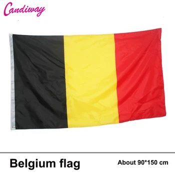 Belgija zastava Banner 90*150 cm Visi državna zastava Belgija Doma Dekoracijo Belgija zastavo