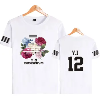 Bigbang big bang bangtan tshirt t shirt kpop korejski harajuku t-shirt Camiseta de mujer modne blagovne znamke t majice, vrhovi plus velikost 4xl