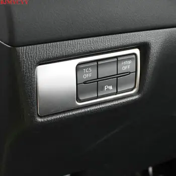 BJMYCYY iz Nerjavečega jekla, dekorativni okvir za prilagajanje plošče z žarometi stikalo za Mazda CX-5 CX5 CX 5 2017 2018