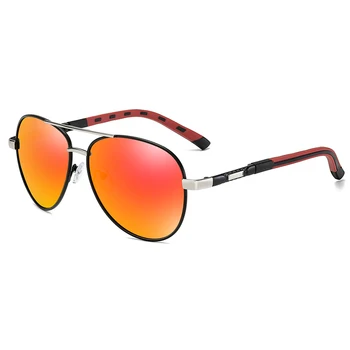 Blagovno znamko Design Polarizirana sončna Očala Klasičen Moški Kovinski Vožnjo sončna Očala Moški Premaz Sunglass UV400 Odtenki gafas de sol