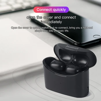 Bluedio T-elf mini TWS čepkov Bluetooth 5.0 Športne Slušalke Brezžične Slušalke s polnjenjem polje za telefone