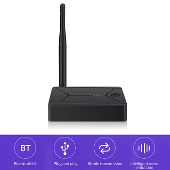 Bluetooth 5.0 Avdio Oddajnik 3.5 mm AUX Priključek USB Stereo RCA Koaksialni Optični SPDIF Brezžični Adapter za Ključ Za TV PC Slušalke