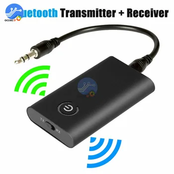 Bluetooth 5.0 Oddajnik Sprejemnik Brezžični Zvočni Adapter 2 v 1 A2DP 3,5 mm Priključek Aux Bluetooth Adapter Za PC TV Slušalke Avto