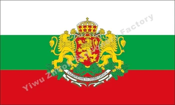 Bolgarija Predsednik Zastavo 150X90cm (3x5FT) 120 g 100D Poliester Dvojno Žico in Visoko Kakovost Brezplačna Dostava