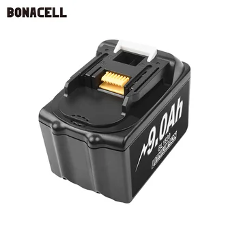 Bonacell 18V 9000mAh BL1830 Litij-ionska Baterija Zamenjava za Vrtalnik Makita LXT400 194205-3 194309-1 BL1815 BL1840 BL1850 L50
