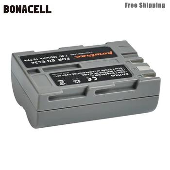Bonacell 2600mAh EN-EL3e SL EL3e EL3a ENEL3e Baterija+Baterija LCD Dvojni Polnilec za Nikon D300S D300 D100 D200 D700 D70S D80 L50