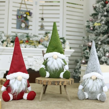 Božič Brezosebna Plišastih Lutka Božič Visi Drevo Ornament Lutka Dekoracijo za Dom Obesek Darila, Novo Leto Stranka Dobave