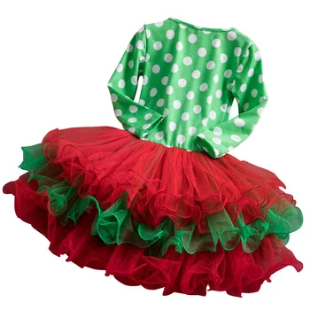 Božič obleko Baby Girl Oblačenja Srčkan Princesa Božič Malčke Baby Dekle Til Obleko Božično zabavo, Obleke Kostum 1-3 let