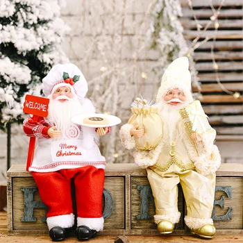 Božič Santa Claus Lutka Božično Drevo Obesek, Božični Okraski Okraski za Dom 2020 Xmas Darila Srečno Novo Leto 2021