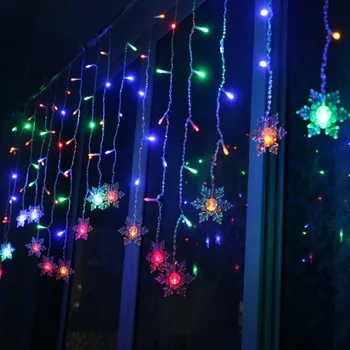 Božič Zavese LED Luči Vesel Božič Okraski za Dom Božično Drevo Okraski Božič Navidad Darila, Novo Leto 2021