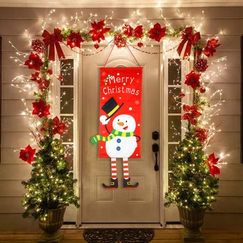 Božični Okraski za Dom Verandi Prijavite Dekorativni Vrata Visi Dekor Vesel Božič Božič Okraski Navidad 2020 2021 Natalne