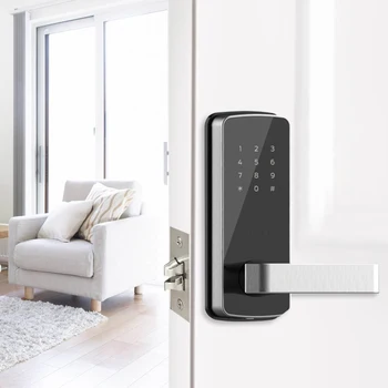 Brez ključa Elektronsko Zaklepanje Vrat Geslo Bluetooth Smart Digitalni Zaklepanje Vrat Z TT zakleni App Daljinski upravljalnik za dom in apartma