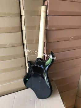 Brezplačna dostava nove glave električna kitara strokovno 6 String plamen javor siva barva Glave kitare