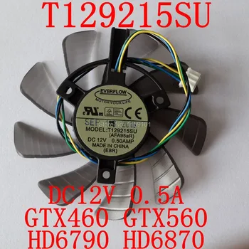 Brezplačna Dostava T129215SU 85mm 12V ZA 0,5 A 4PIN za ASUS GTX460 GTX560 HD6790 HD6870 Hladilni ventilator
