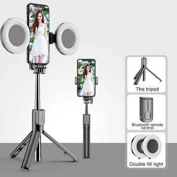 Brezžična tehnologija Bluetooth Selfie Palico Za iPhone 11 Pro 7 8 Za Samsung Galaxy Zložljive Ročni Monopod Sprožilec Daljinski Stojalo