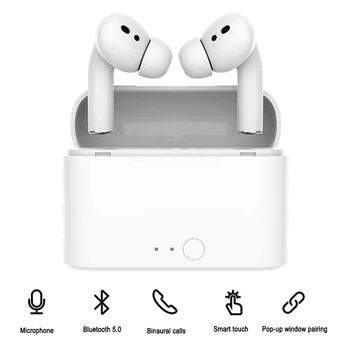 Brezžične Bluetooth Slušalke TWS Slušalke Športne Slušalke Z Mikrofonom Polnjenje Box Dotik Tipka Čepkov Za iphone Xiaomi Huawei