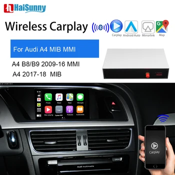 Brezžični Carplay Podporo Smart Večpredstavnostna Bluetooth navigacijski vmesnik Povratne AutoTouch Zaslon Avto igra Za Audi A4 B8 B9