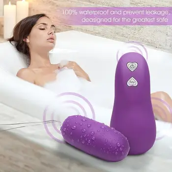 Brezžični Daljinski upravljalnik Vibrator Vagina Kroglice Bullet Klitorisa Massager Sex Igrača za Ženske Erotične Ženska Masturbacija Stroj