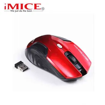 Brezžično Miško Za 2,4 G, USB Optični Računalniško miško Igralec Miši 6 Gumbe Akumulatorski Gaming Miška Za Prenosni RAČUNALNIK Namizja za csgo DOTA2