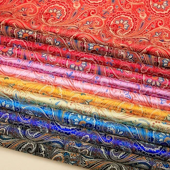 Brocade žakarske tkanine iz svile saten cvet oblačila, tkanine DIY material za šivanje cheongsam in kimono