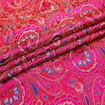 Brocade žakarske tkanine iz svile saten cvet oblačila, tkanine DIY material za šivanje cheongsam in kimono