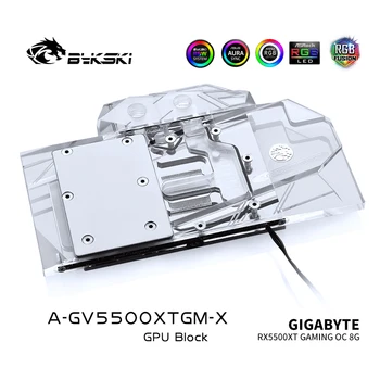 Bykski GPU Vodni Hladilni Blok Za Gigabyte RX5500XT GAMING OC 8G, Računalniška Komponenta Odvajanje Toplote, A-GV5500XTGM-X