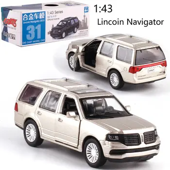 CAIPO 1:46 Lincoln Navigator Zlitine potegnite nazaj modelu vozila Diecast Kovinski Model Avta Za Zbiranje Prijatelj Otrok Darilo