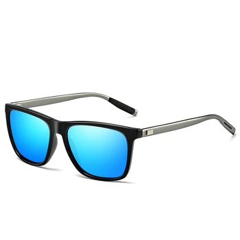 CARTELO NOVO Polarizirana Očala UV400 Ribiška Očala Moških Kovinska sončna Očala Moških Vožnje Kvadratnih Slog, sončna Očala Moški