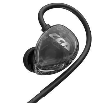 CCA CSA 10 mm Dinamičnega Voznika HIFI V Uho Slušalke Izolacijo pred Hrupom Slušalke Splošno Združljiva z 3,5 mm pozlačeni Priključek