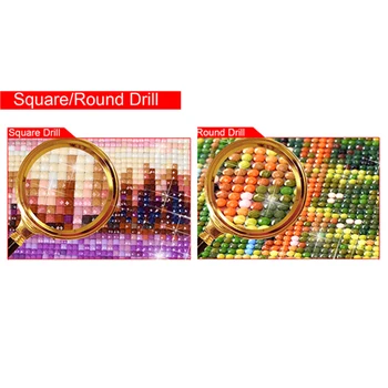 Celoten Kvadratni Vaja 5D DIY Diamond Slikarstvo Slavček Homer Simpson Krik diamond Vezenje Prečni Šiv,Mozaik,Doma Dekor