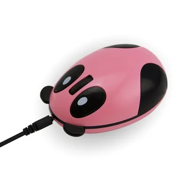 CHYI Srčkan Risanka Panda Modela Brezžične Miške za Polnjenje 1600DPI USB Optični Miši 3D Mini Računalnik Mause Za Laptop PC Dekle