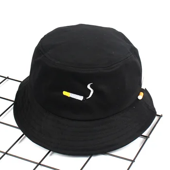 Cigareta ribič klobuk ženska energija plimovanja porečju han izdaja ŠT CHIL vezenje na kape s ščitnikom moški osebnost klobuk na ulicah