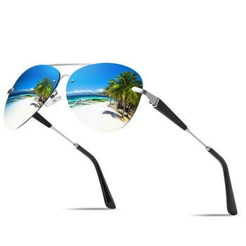 Classic Vintage Polarizirana sončna Očala za Moške, Ženske Zlitine Okvir Uv400 Letalstva blagovne Znamke Odtenki Moški Oculos Prepovedane Človek sončna Očala