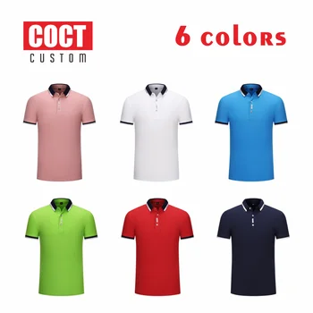 COCT kratek rokav polo majica 2020 poceni športna moda poceni kratek rokav polo majica osebnih šolske skupine po meri, vezenje