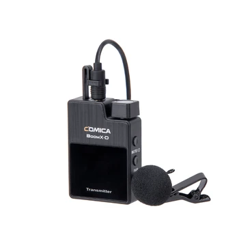 Comica BoomX-D D2 Digitalni Brezžični Mikrofonski Sistem, Lavalier River Mic Reveiver Oddajnik Komplet za DSLR Fotoaparate Pametni telefon
