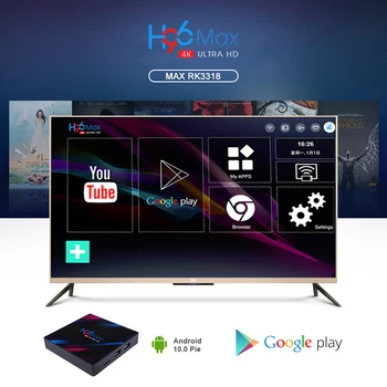 Cymye H96 MAX RK3318 Smart TV Box Android 4GB 32GB 64GB 4K Youtube Media player