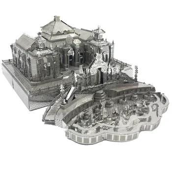 Dashuifa Starih Summer Palace 3D Kovinski Model Kompleti DIY Sestavljanje Puzzle Laser Cut Jigsaw Igrača Darilo - Prilagodite