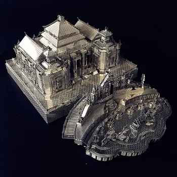 Dashuifa Starih Summer Palace 3D Kovinski Model Kompleti DIY Sestavljanje Puzzle Laser Cut Jigsaw Igrača Darilo - Prilagodite