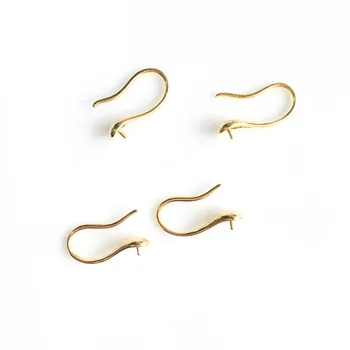 Debelo 5 parov/veliko pozlačeno uho žice uhan kljuke zaponko francoski kljuke nakit, izdelava obrti ugotovitve DIY za ženske
