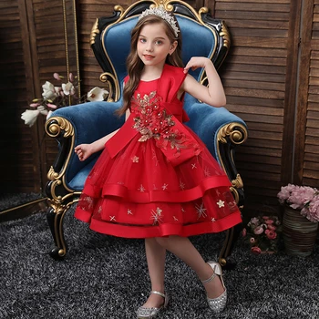Dekleta Obleko Elegantno Novo Leto Princesa Otrok Stranka Obleko Poročni Obleki Otroci Obleke za Dekleta Rojstni dan Obleko Vestido Obrabe